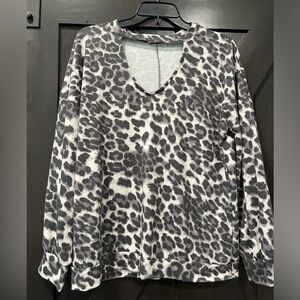 143 Story Snow Leopard Longsleeve Top